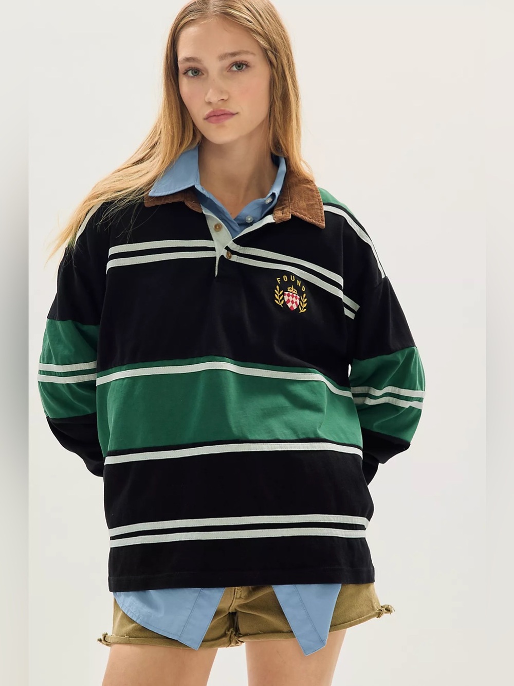 Found Crest Field Rugby Polo